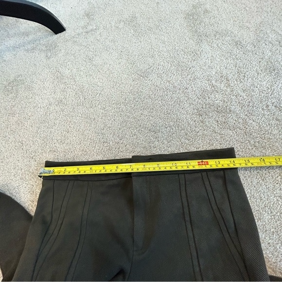 VINCE Green equestrian style riding legging pants Sz 6 - Picture 6 of 10